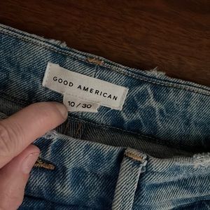 Good Américain slit jean